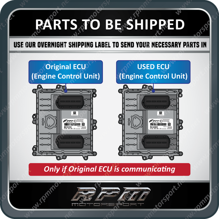 EDC17CV41 Parts to be Shipped