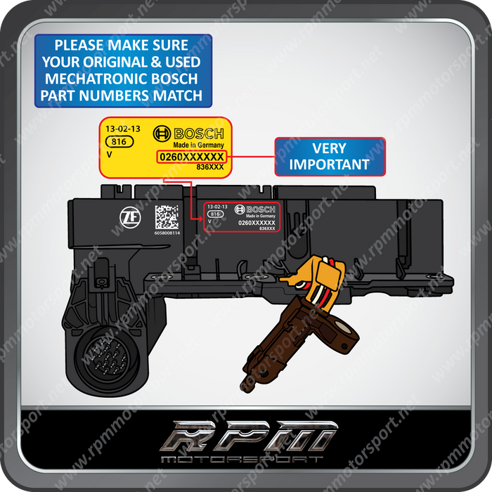 BMW USED GA6L45R TCU Gearbox Mechatronic Cloning Service